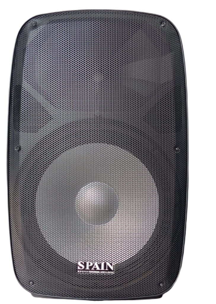 Cabina Amplificada Spain Audio SP157 | Parlante Activo de 15" con Bluetooth