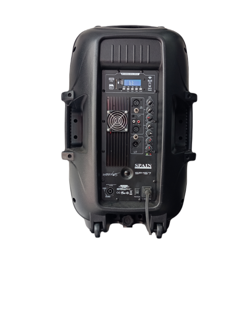 Cabina Amplificada Spain Audio SP157 | Parlante Activo de 15" con Bluetooth