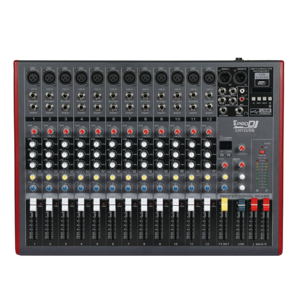 Mezclador Prodj CH12USB