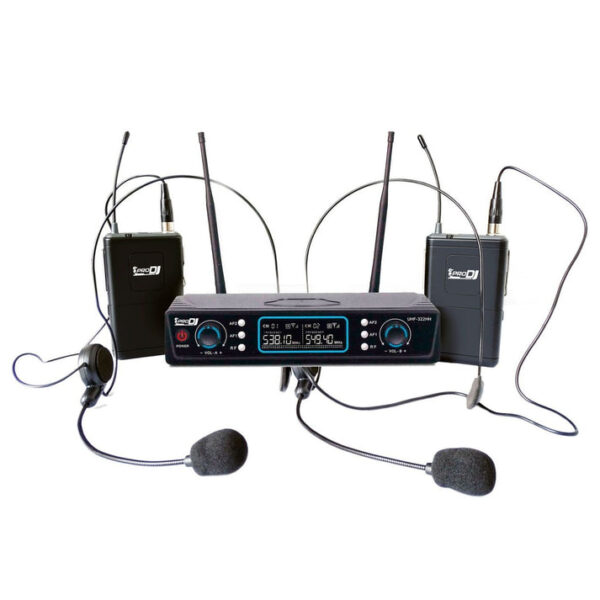 MICROFONO DOBLE UHF322HH