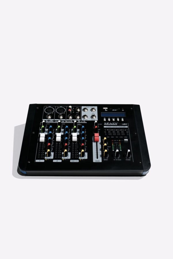 Consola Mixer Spain Audio CX602 USB | Bluetooth y Reproductor MP3