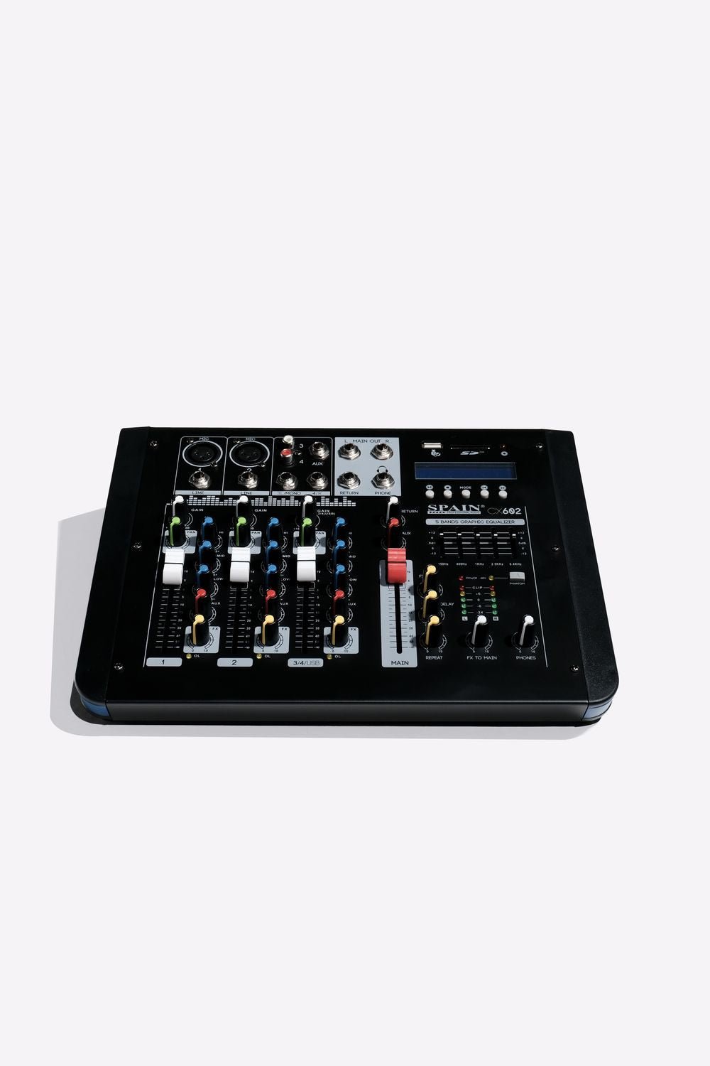 Consola Mixer Spain Audio CX602 USB | Bluetooth y Reproductor MP3: imagen 3