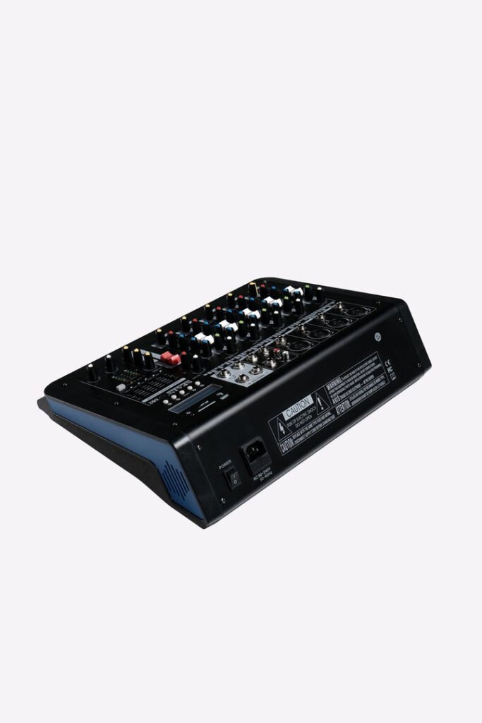 Consola Spain Audio CX802 USB | Mixer Análogo de 6 Canales con Bluetooth