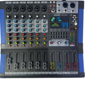 Consola Spain Audio SM106i | Mixer Análogo de 10 Canales con Bluetooth y Efectos: imagen 1