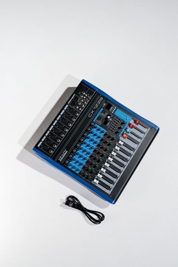 Consola Spain Audio CX1228 USB | Mezclador Profesional 10 Canales con Bluetooth y USB