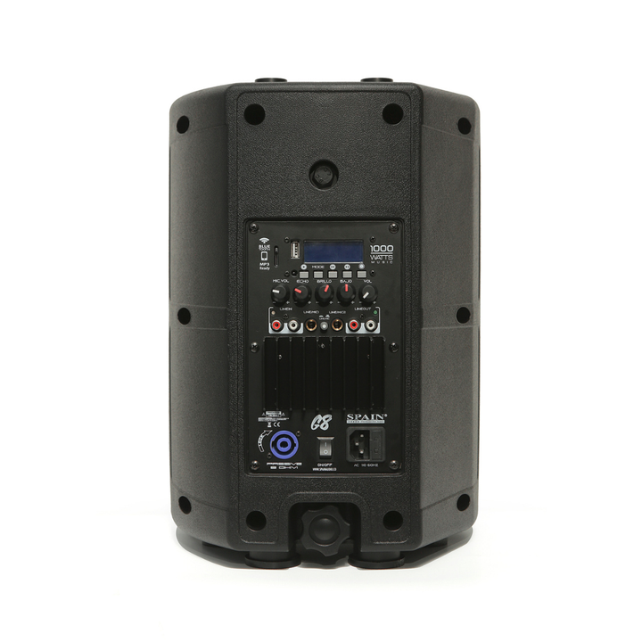 Cabina Activa Spain Audio G8 8" | 200W RMS con Bluetooth y Micrófono VHF