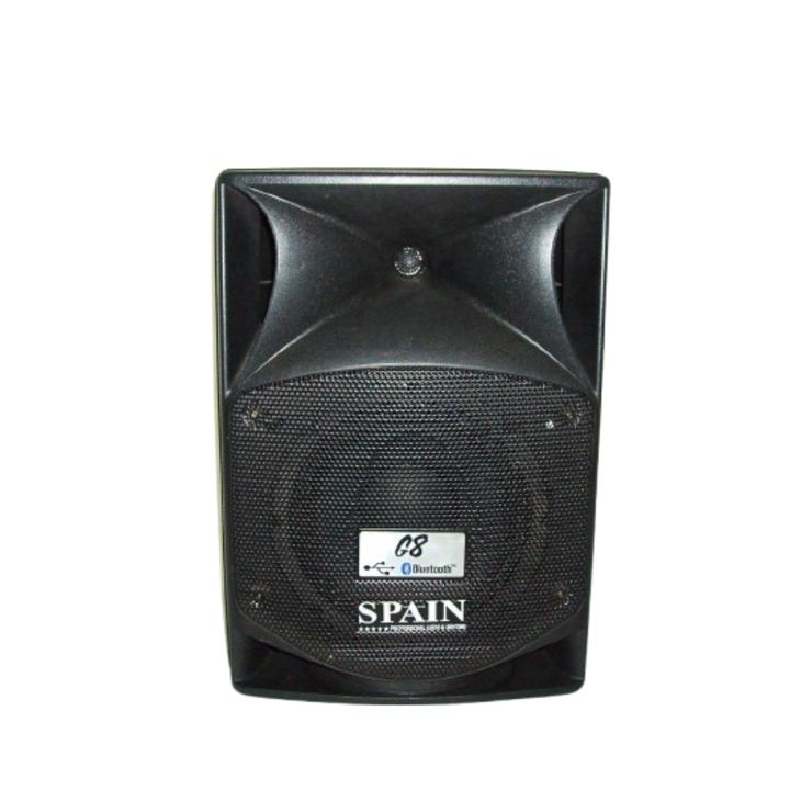 Cabina Activa Spain Audio G8 8" | 200W RMS con Bluetooth y Micrófono VHF