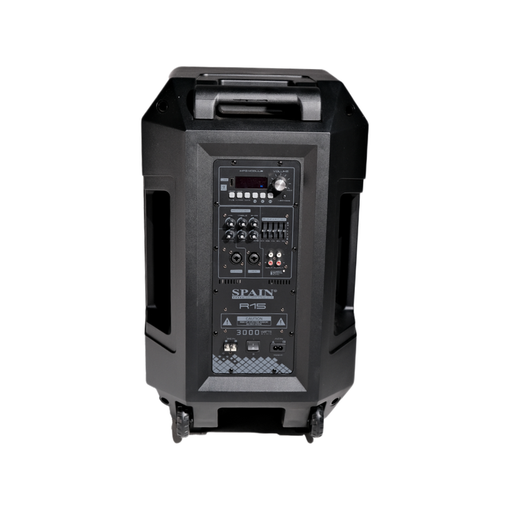 Cabina Recargable Spain Audio R15 15" | 3500W PMPO con Bluetooth